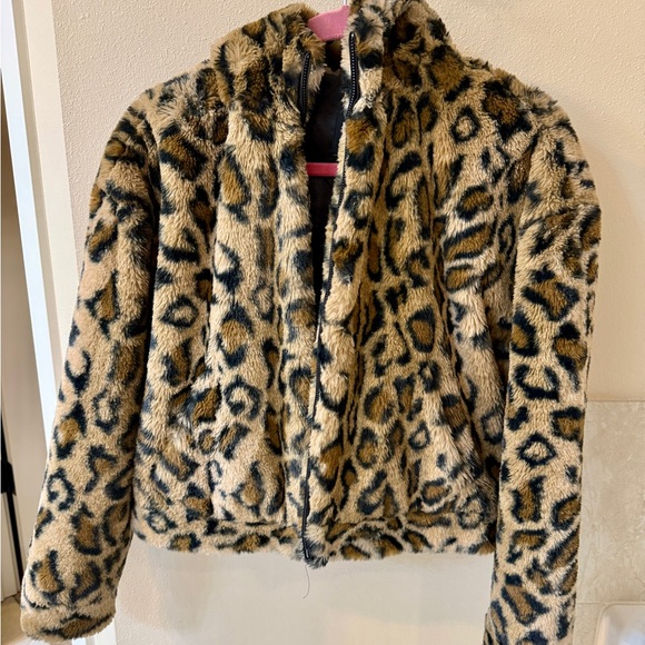 UGG Mandy Faux Fur Hooded Jacket XS - Picture 1 of 4